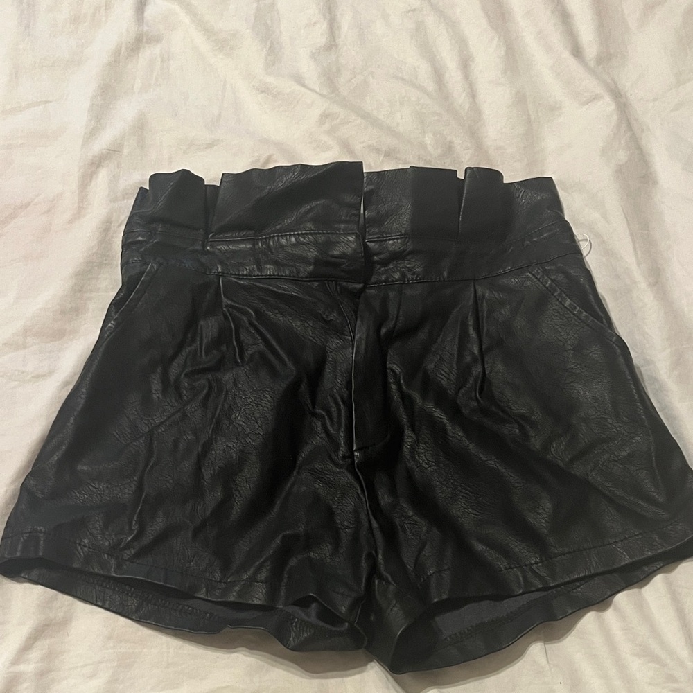 High Waist Black Women's Shorts